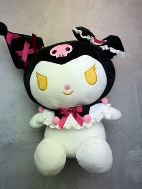 Sanrio Kuromi Plush Tag - Black, White & Purple